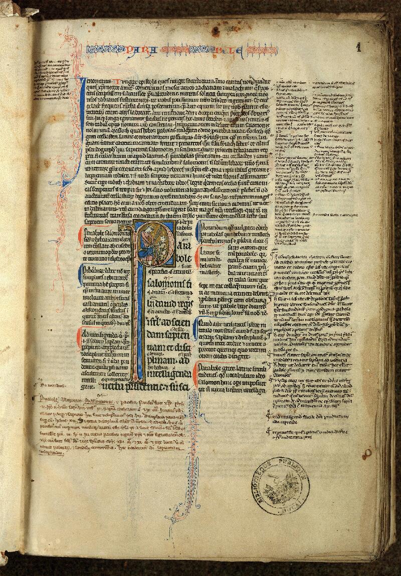 Douai, Bibl. mun., ms. 0022, t. V, f. 001 - vue 2