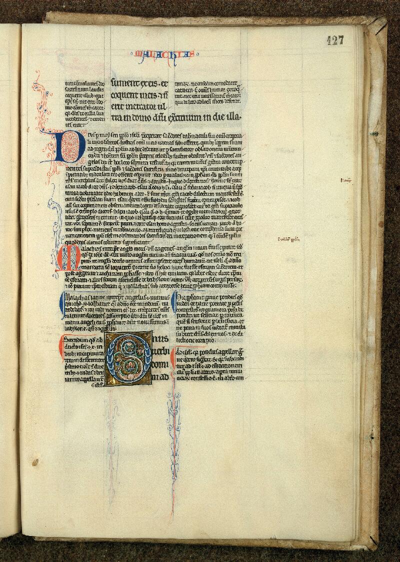 Douai, Bibl. mun., ms. 0022, t. X, f. 127 - vue 1