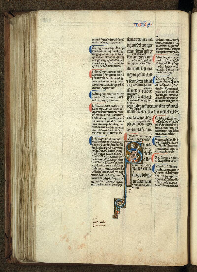 Douai, Bibl. mun., ms. 0022, t. XII, f. 110v - vue 1