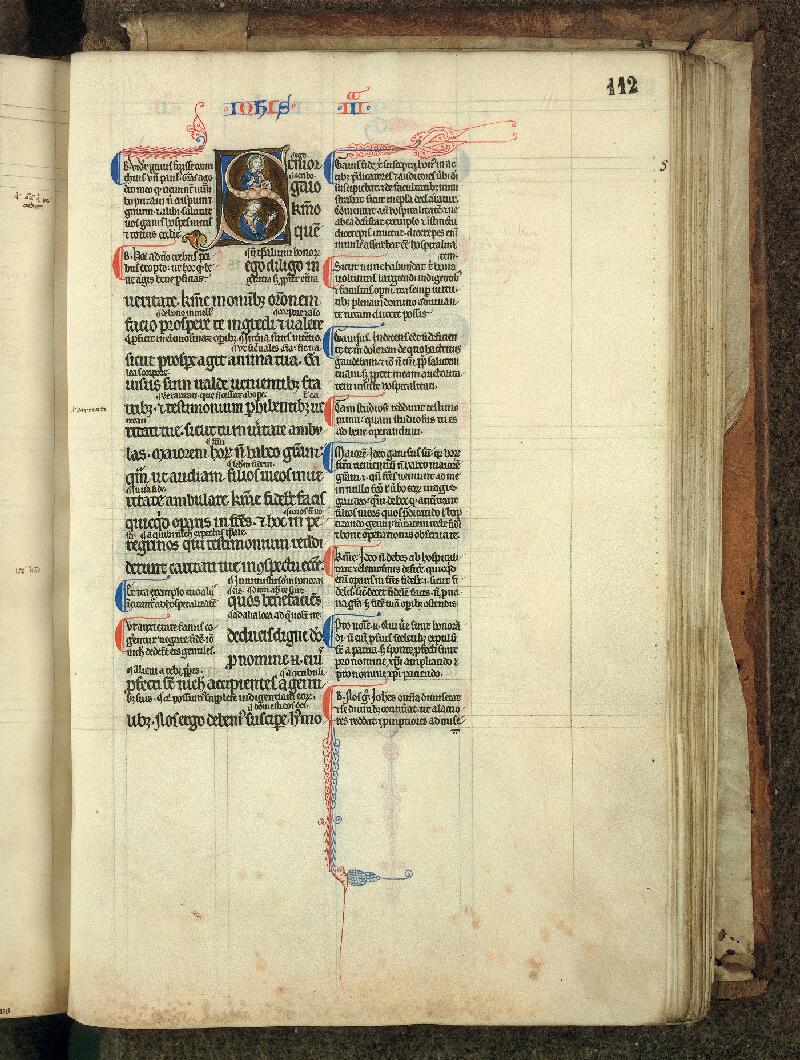 Douai, Bibl. mun., ms. 0022, t. XII, f. 112 - vue 1