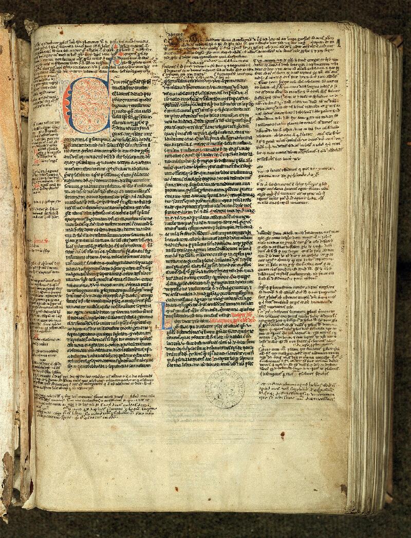 Douai, Bibl. mun., ms. 0022, t. XIII, f. 001 - vue 2
