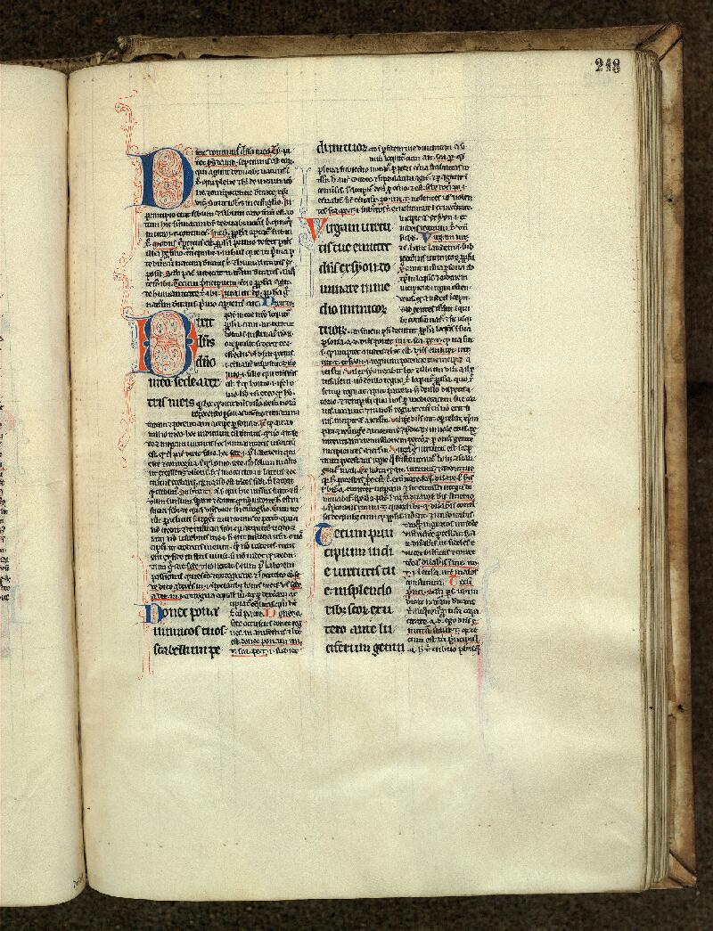 Douai, Bibl. mun., ms. 0022, t. XIII, f. 218