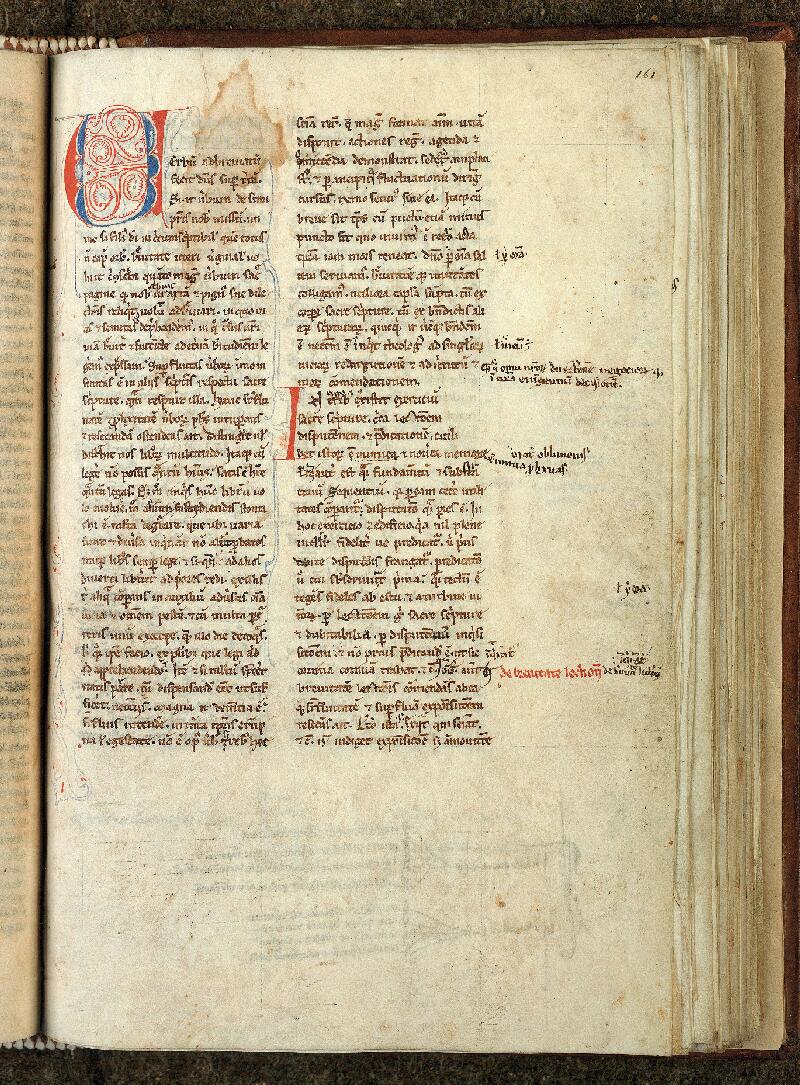 Douai, Bibl. mun., ms. 0025, p. 161