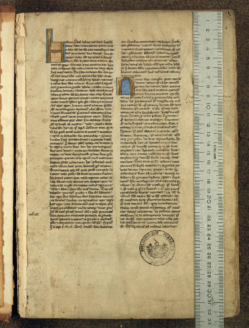 Douai, Bibl. mun., ms. 0033, f. 001 - vue 1