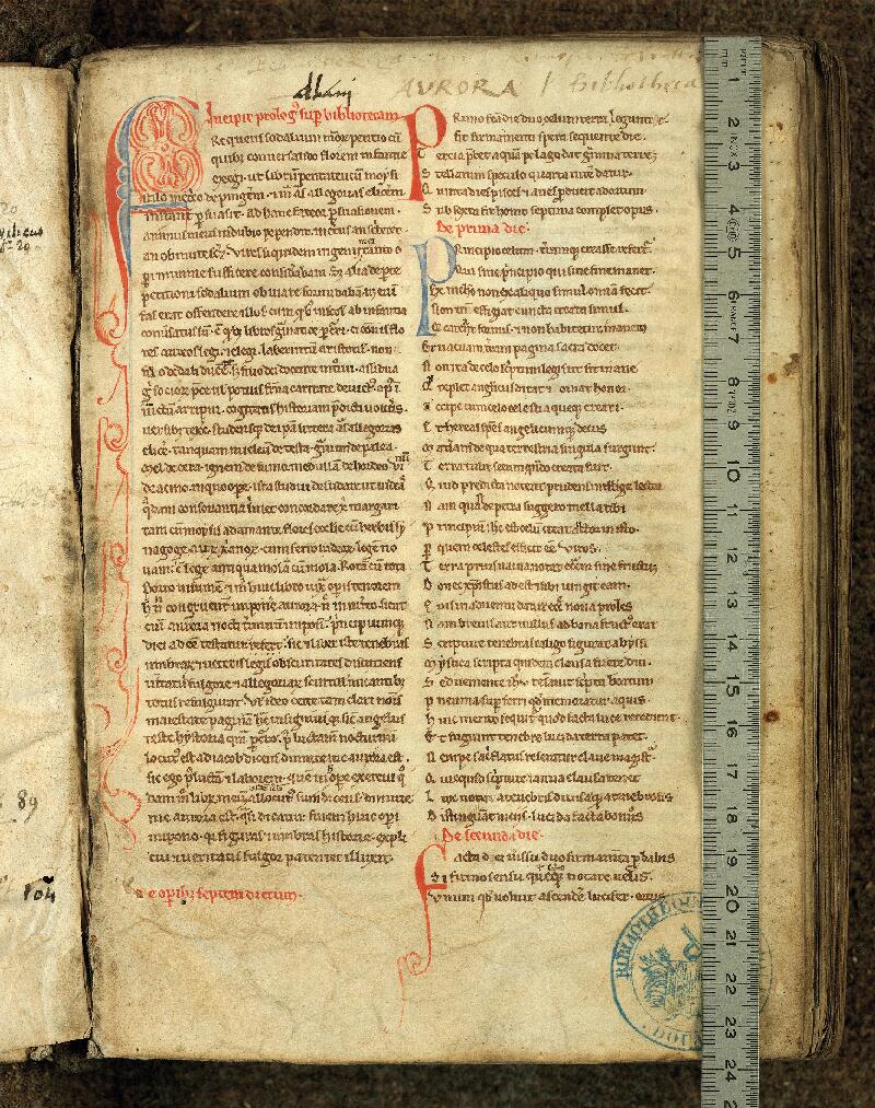 Douai, Bibl. mun., ms. 0039, f. 001 - vue 1