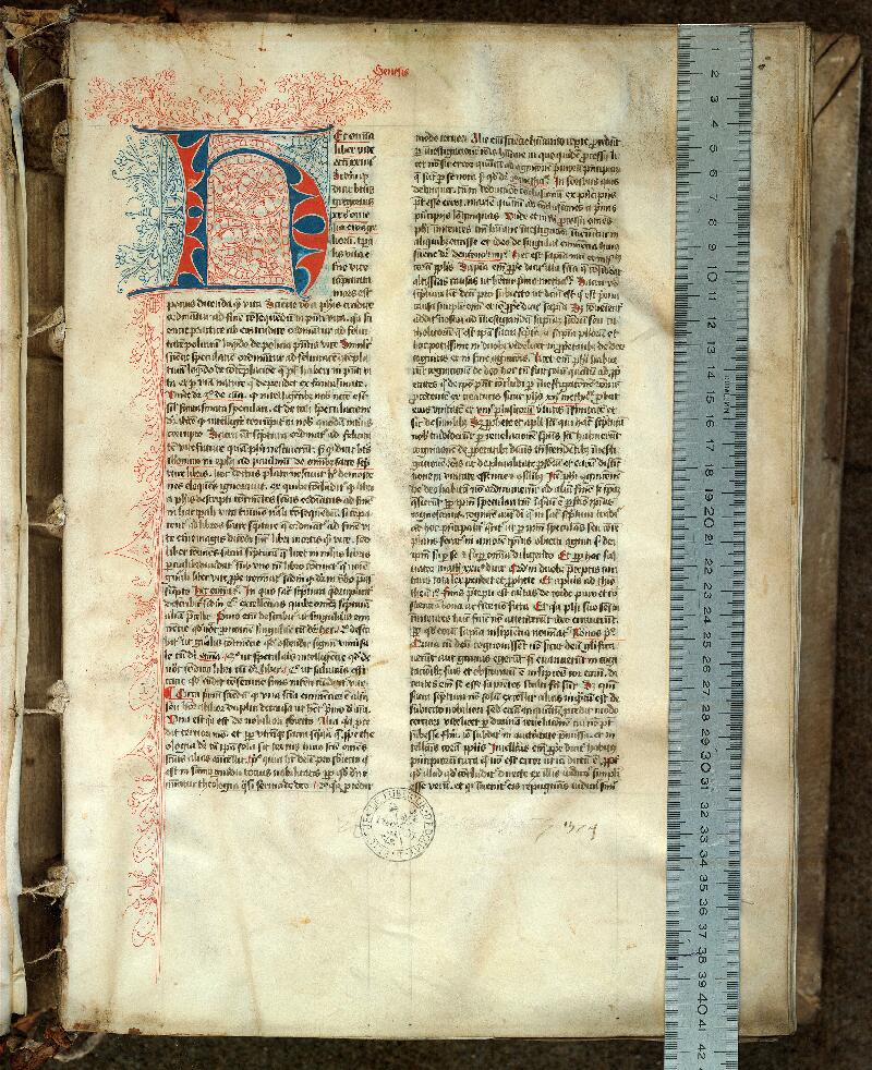 Douai, Bibl. mun., ms. 0041, t. I, f. 001 - vue 1