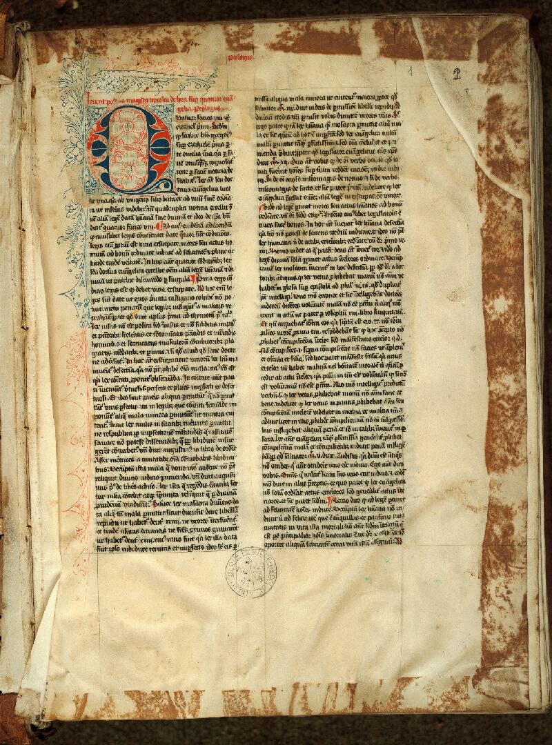 Douai, Bibl. mun., ms. 0041, t. VI, f. 001 - vue 2