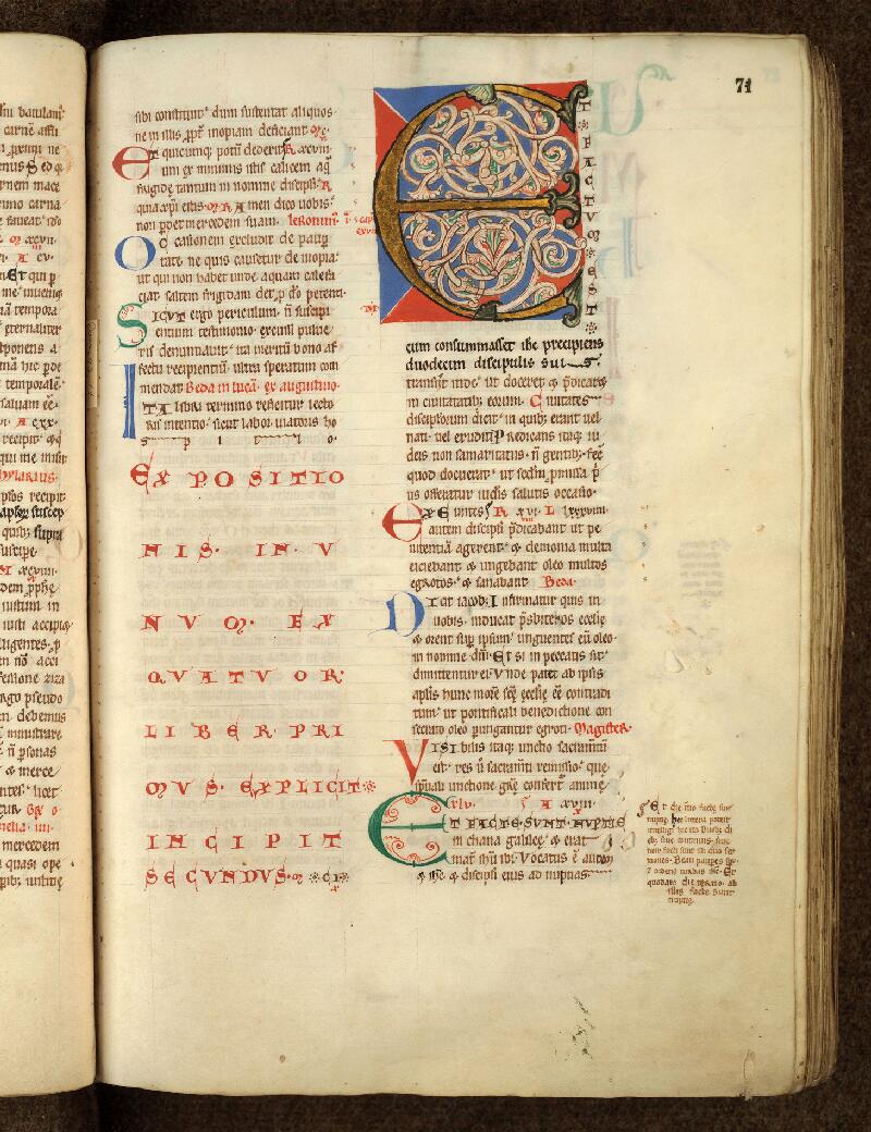 Douai, Bibl. mun., ms. 0043, f. 071 - vue 1