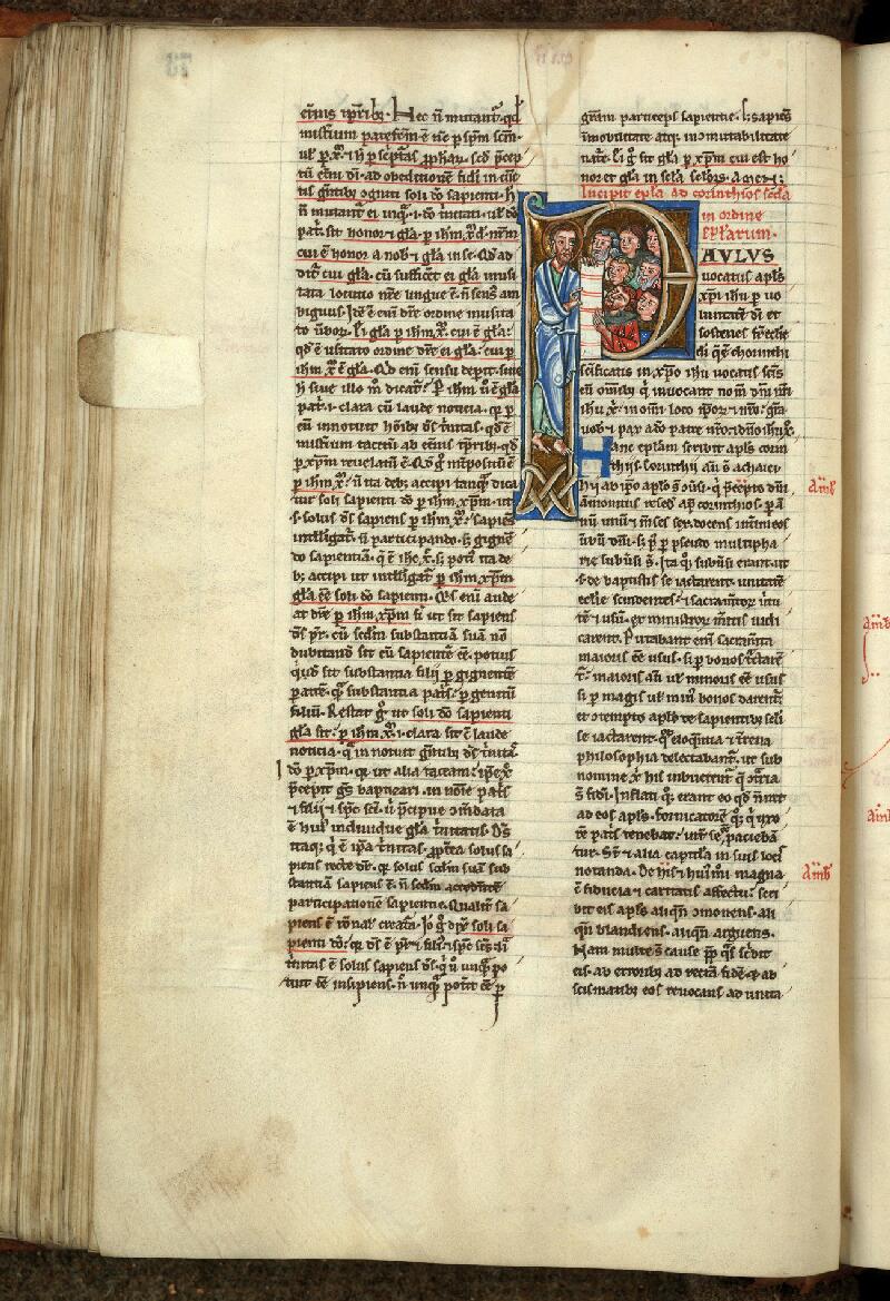 Douai, Bibl. mun., ms. 0046, f. 073v - vue 1