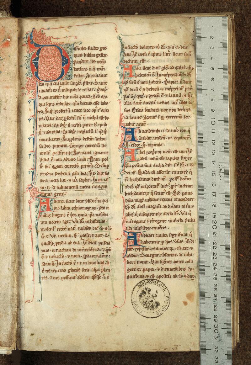 Douai, Bibl. mun., ms. 0062, f. 001 - vue 1