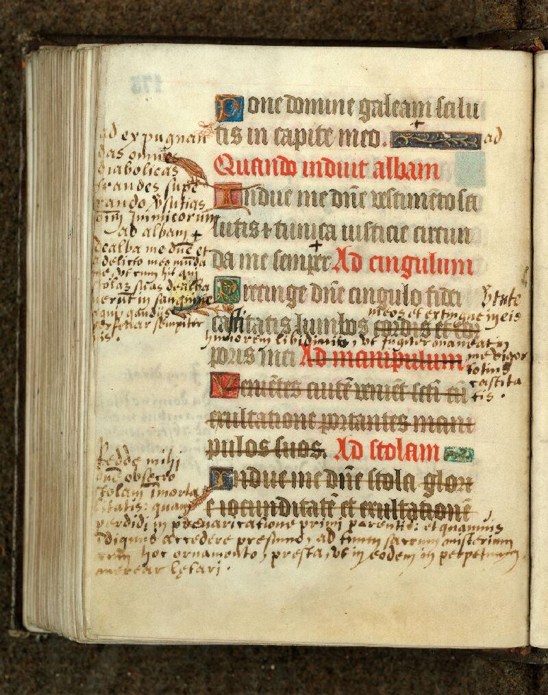 Douai, Bibl. mun., ms. 0070, t. I, f. 175v - vue 1