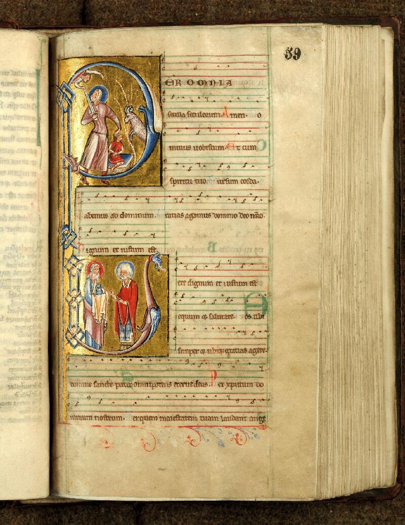 Douai, Bibl. mun., ms. 0090, t. I, f. 059 - vue 1