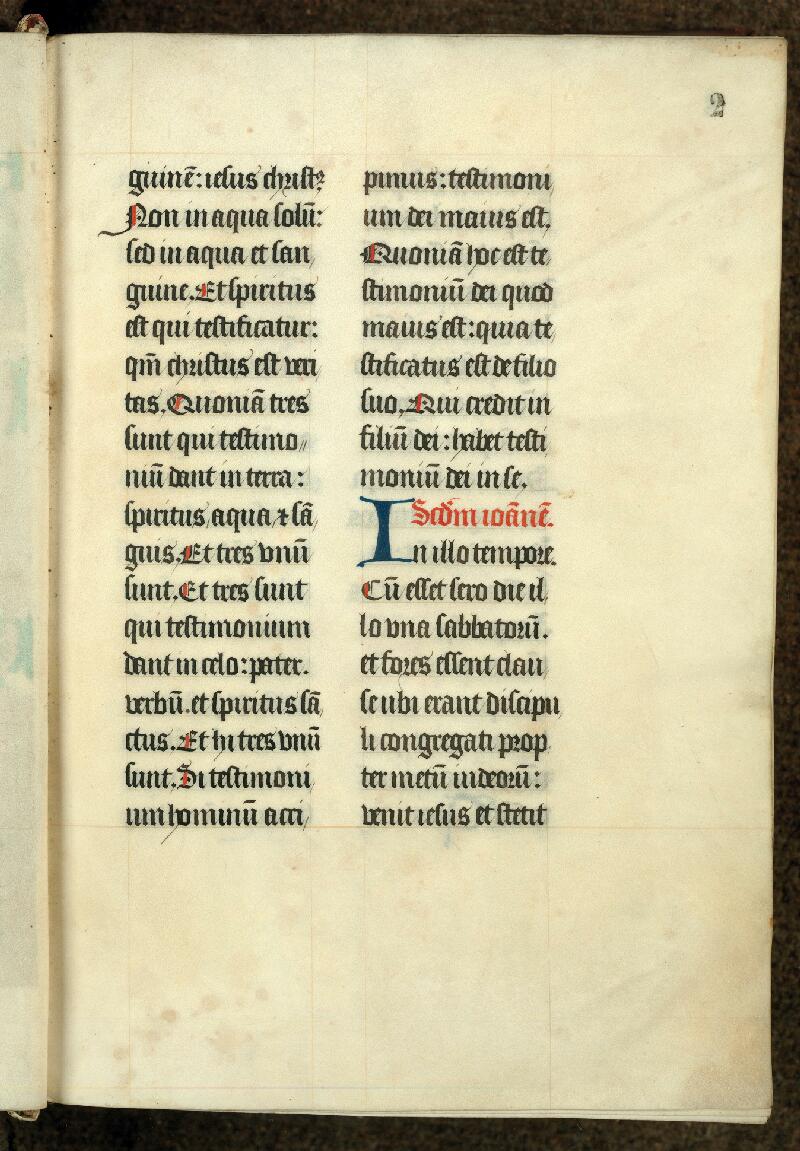 Douai, Bibl. mun., ms. 0101, f. 002 - vue 2