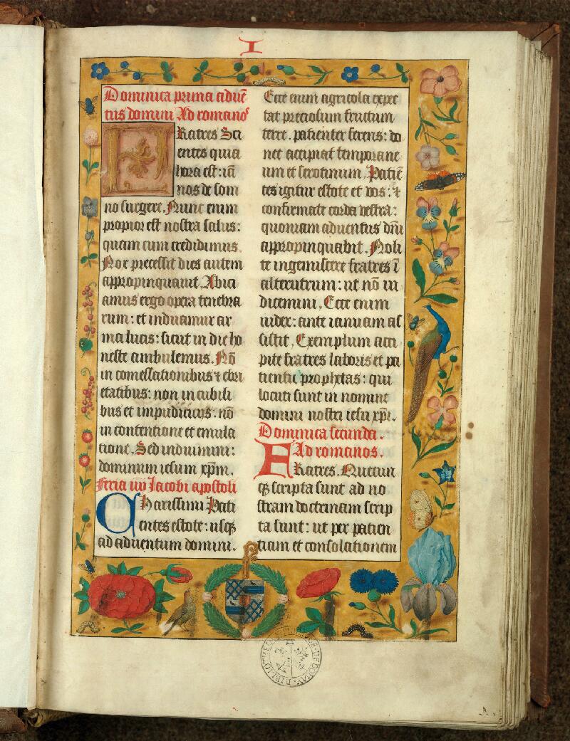 Douai, Bibl. mun., ms. 0102, A f. 001 - vue 2