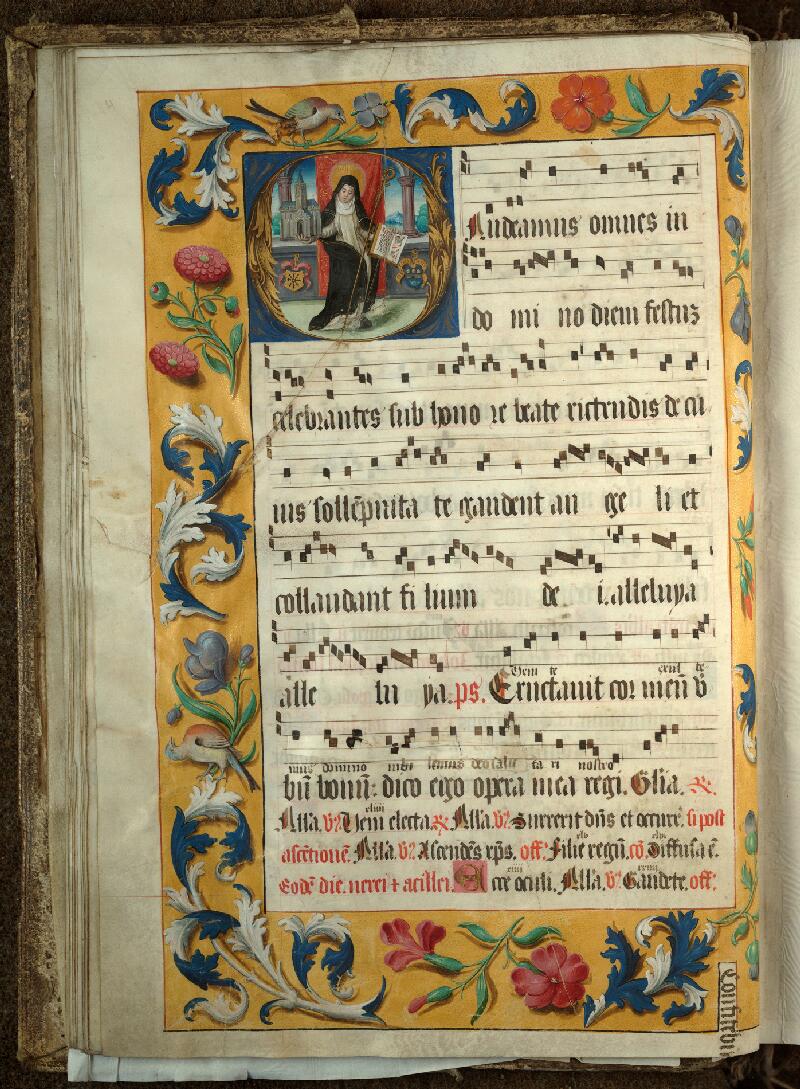 Douai, Bibl. mun., ms. 0109, A f. 016v - vue 1