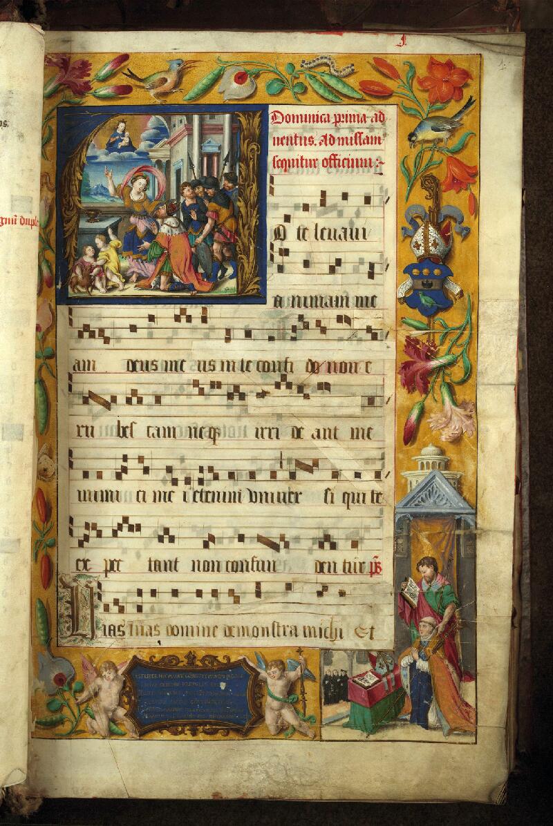 Douai, Bibl. mun., ms. 0112, f. 001 - vue 2