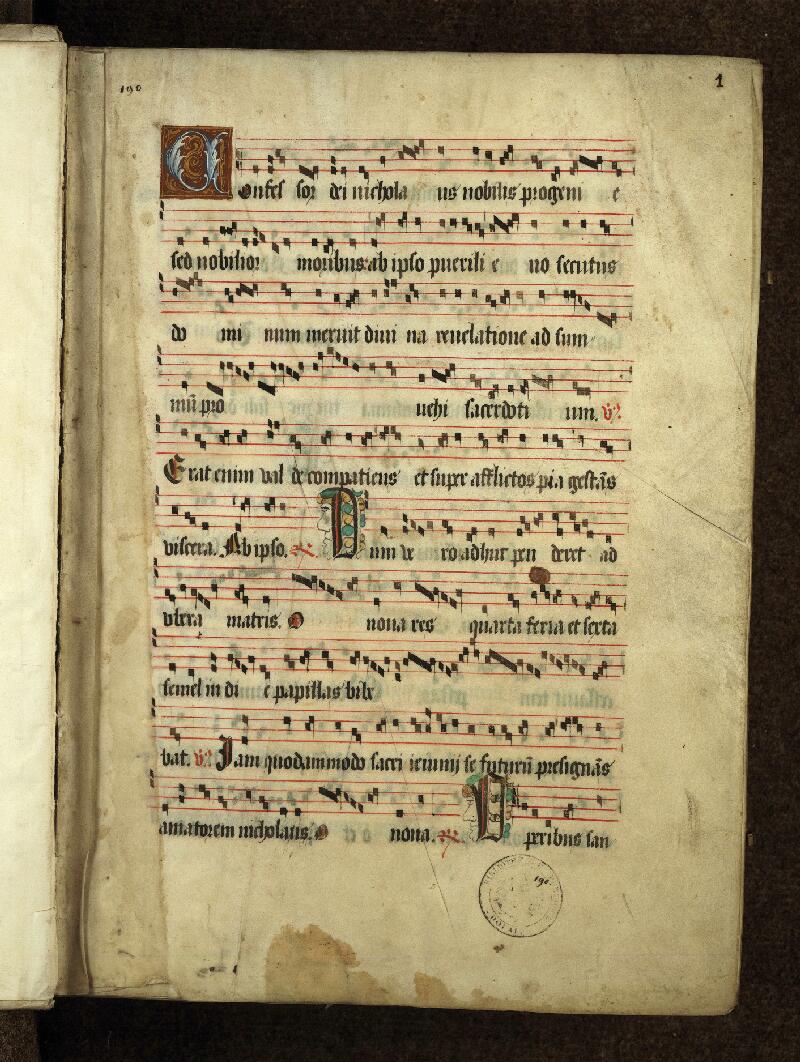 Douai, Bibl. mun., ms. 0118, f. 001 - vue 2