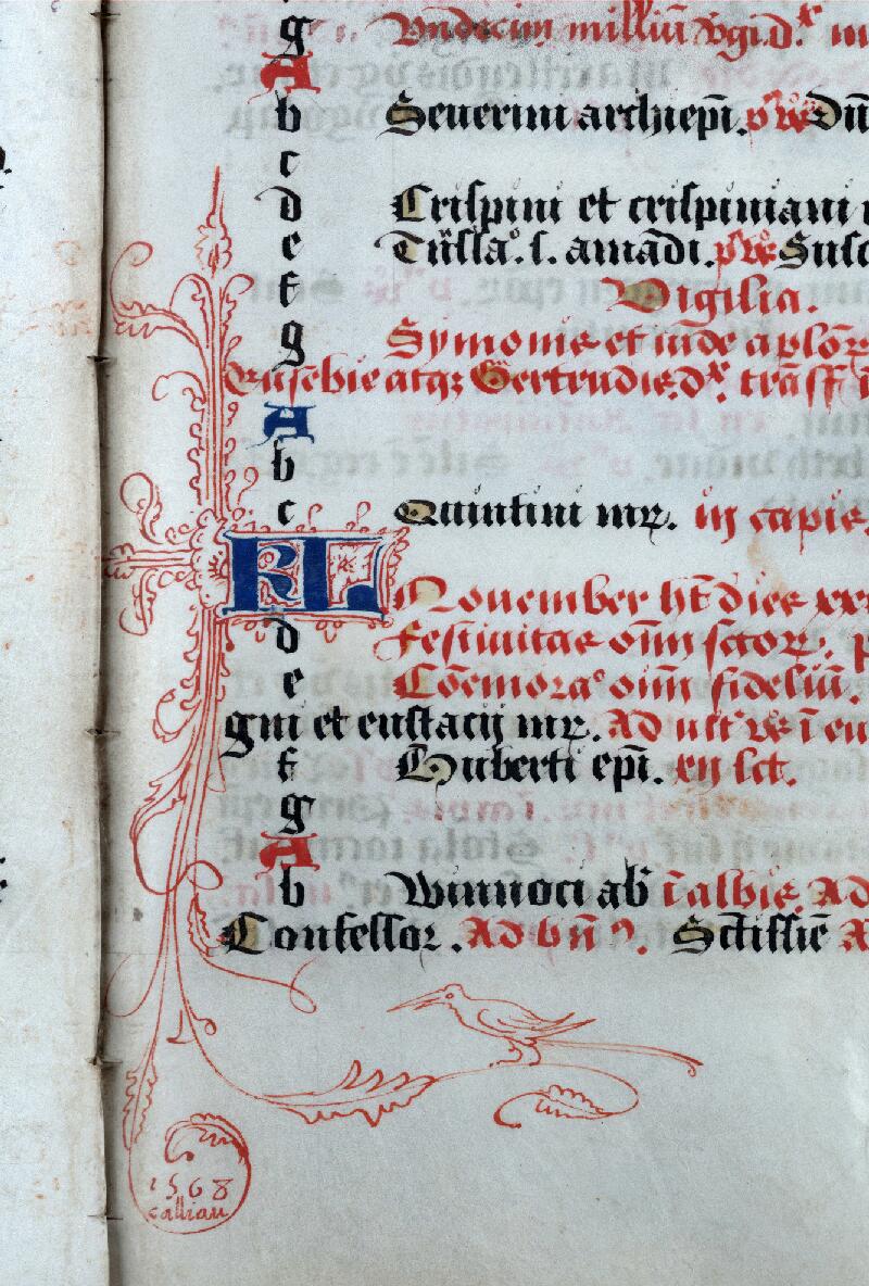 Douai, Bibl. mun., ms. 0119, f. 000F