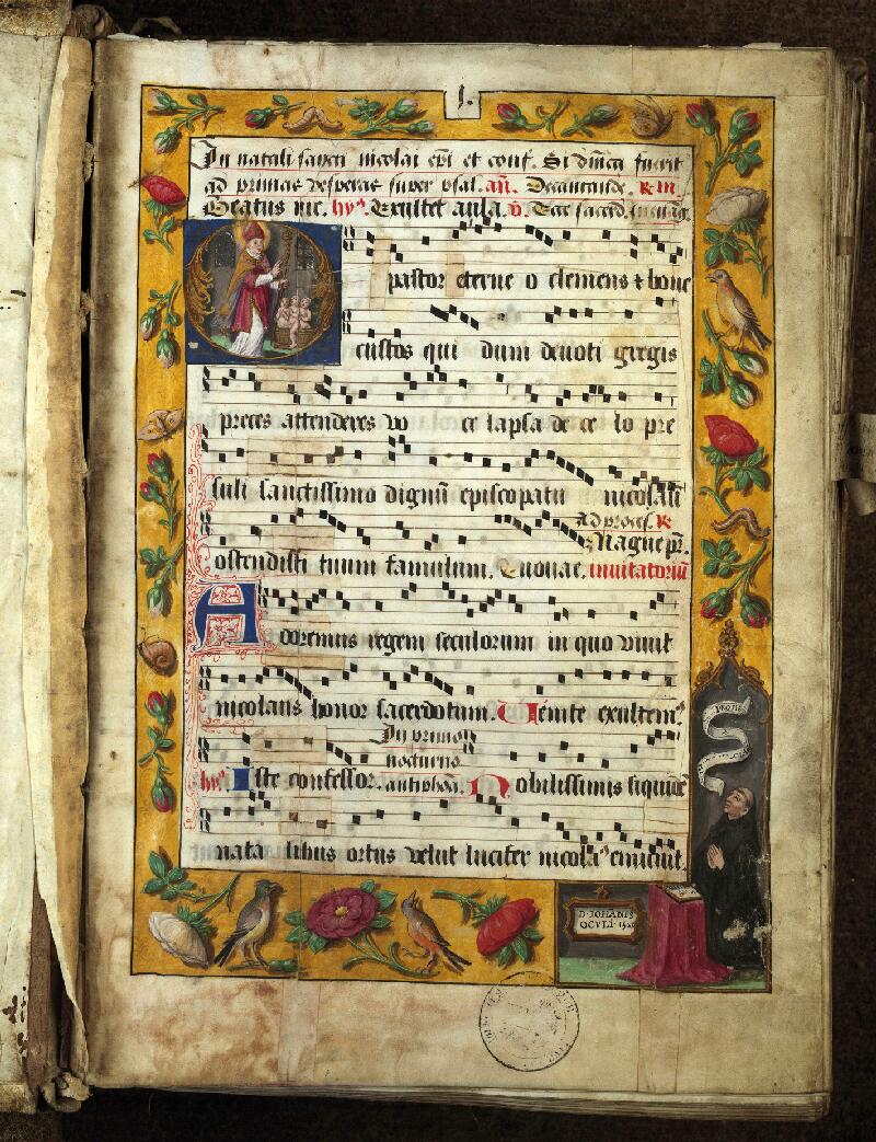 Douai, Bibl. mun., ms. 0120, f. 001 - vue 2