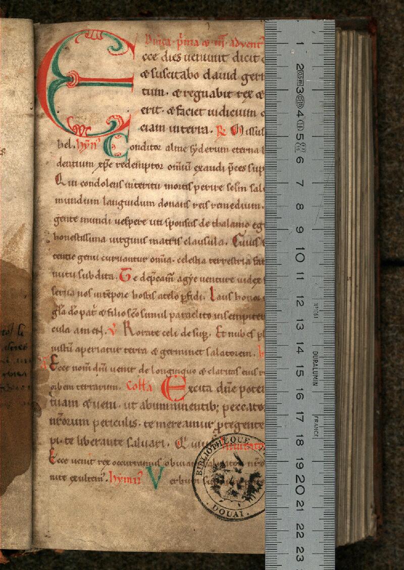Douai, Bibl. mun., ms. 0133, f. 008 - vue 1