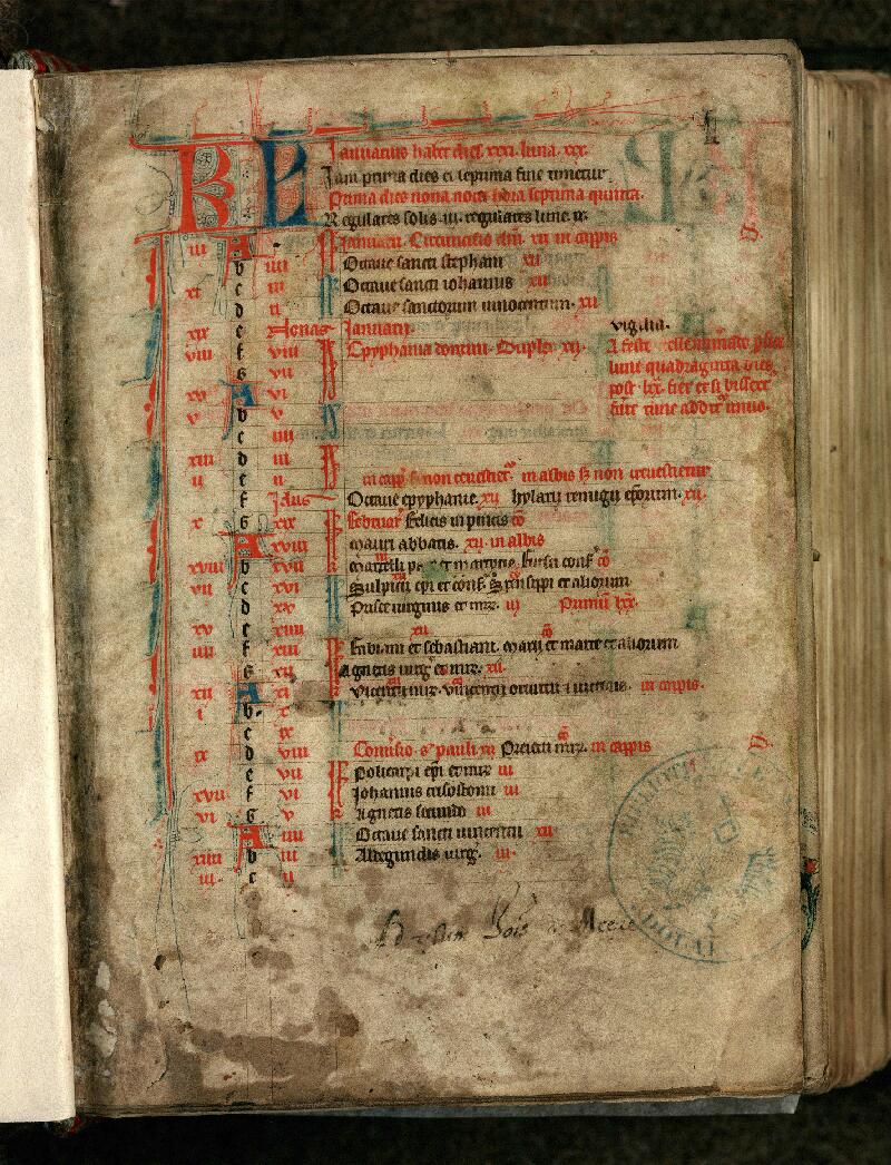 Douai, Bibl. mun., ms. 0152, f. 001 - vue 2