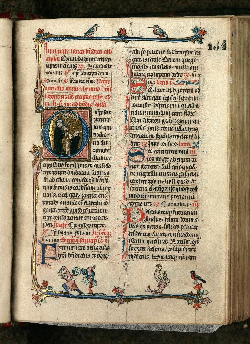 Douai, Bibl. mun., ms. 0152, f. 134 - vue 1