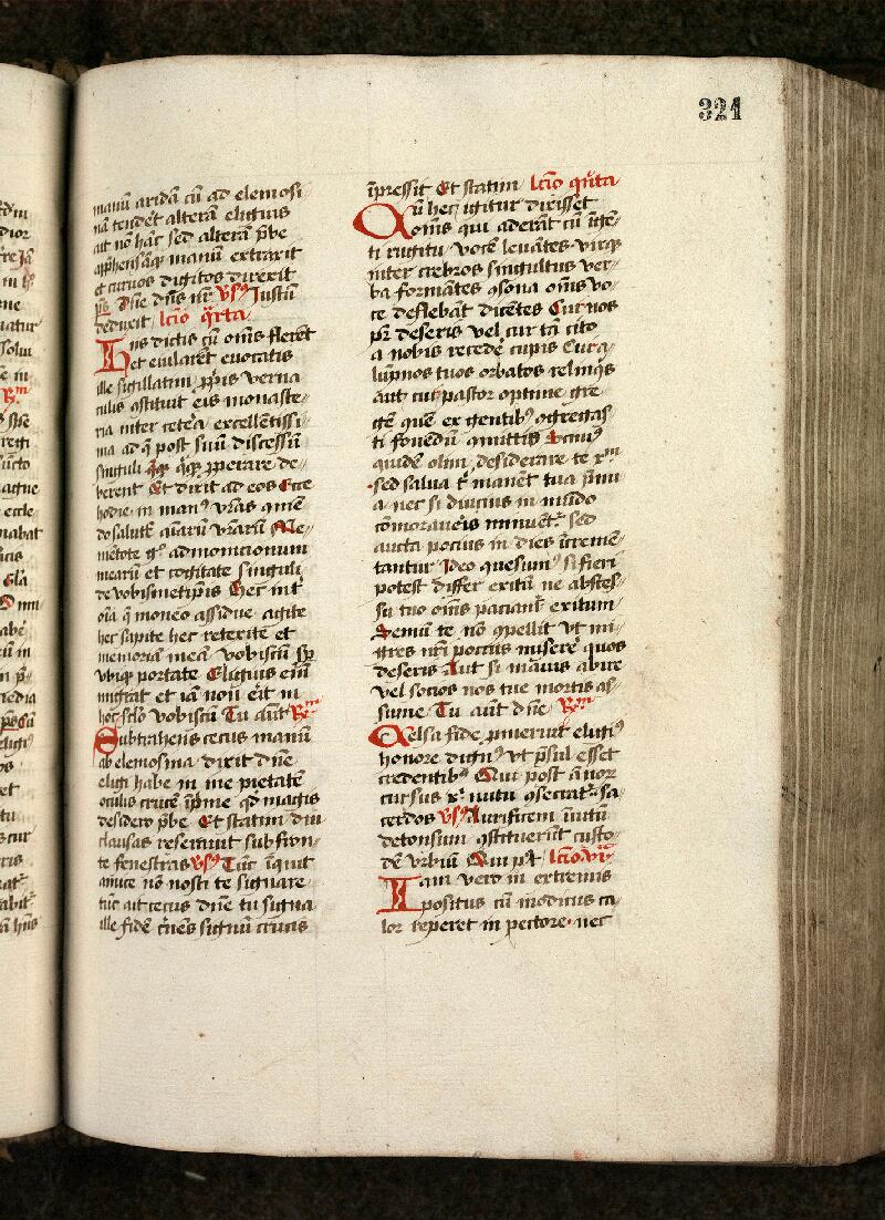 Douai, Bibl. mun., ms. 0163, f. 321 - vue 2