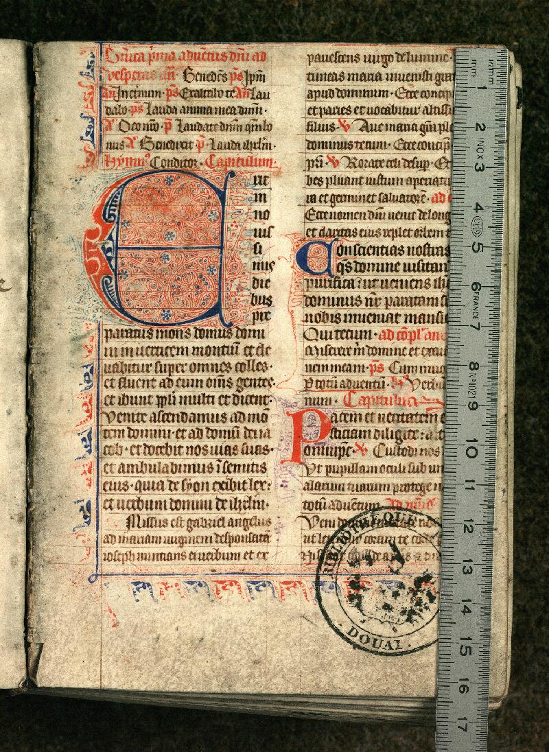 Douai, Bibl. mun., ms. 0164, t. I, f. 006 - vue 1