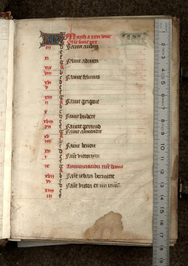Douai, Bibl. mun., ms. 0185, f. 002 - vue 1