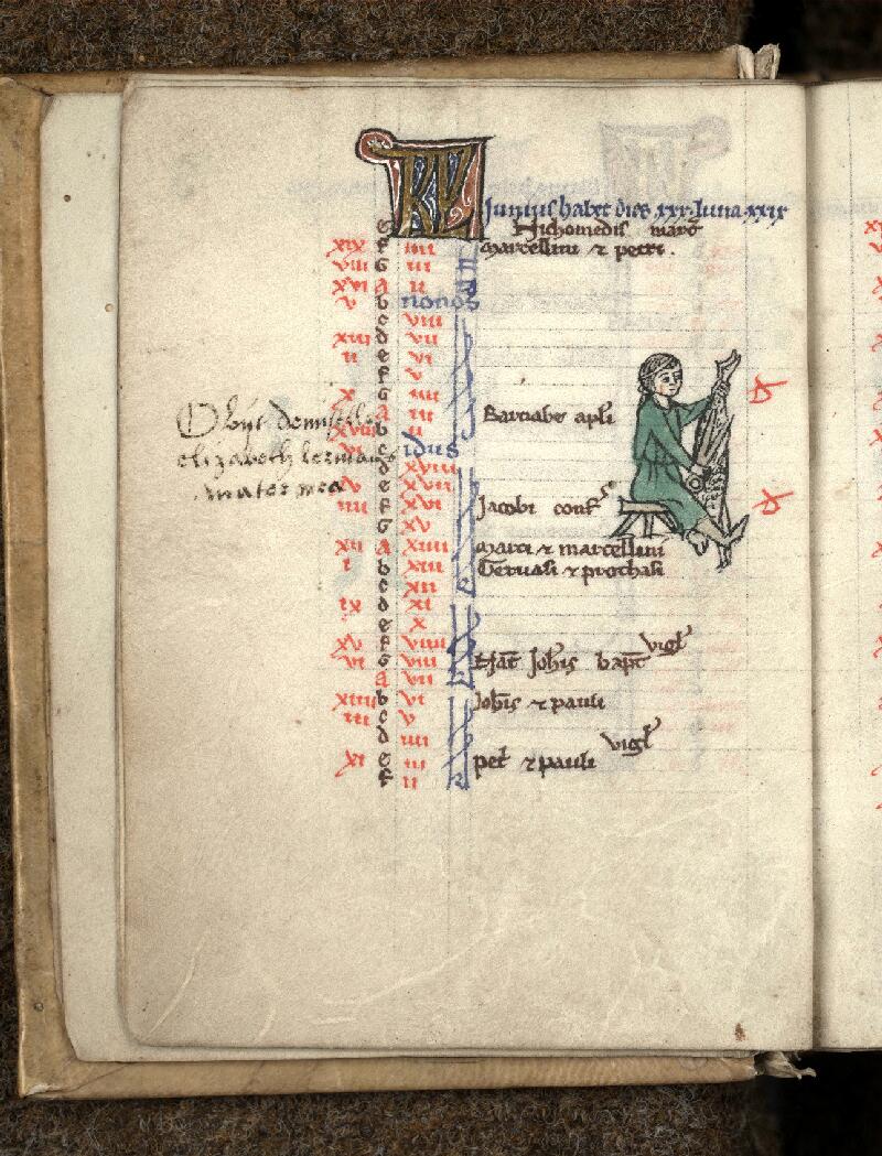 Douai, Bibl. mun., ms. 0186, f. 003v - vue 1