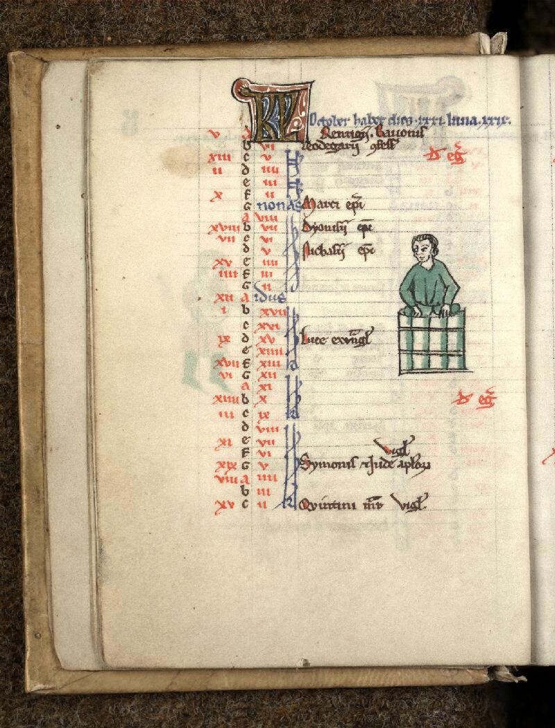 Douai, Bibl. mun., ms. 0186, f. 005v - vue 1