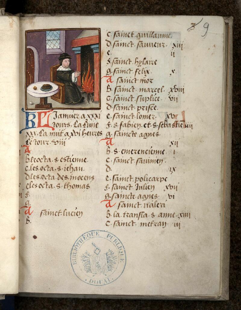 Douai, Bibl. mun., ms. 0192, f. 009 - vue 2