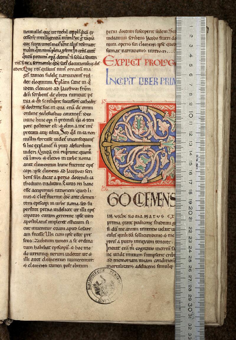 Douai, Bibl. mun., ms. 0199, f. 002 - vue 1