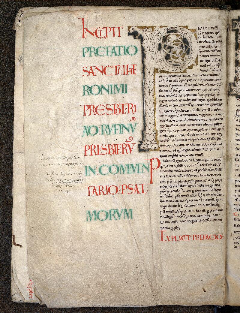 Douai, Bibl. mun., ms. 0233, f. 001v