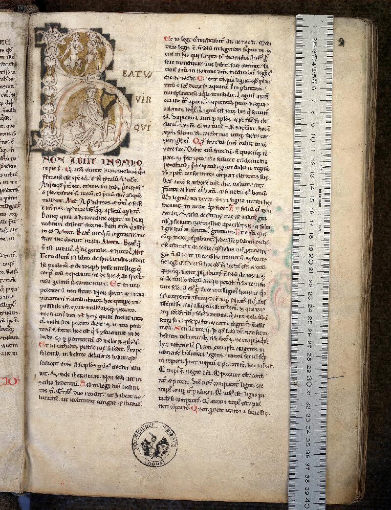 Douai, Bibl. mun., ms. 0233, f. 002 - vue 1