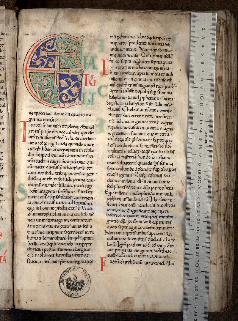 Douai, Bibl. mun., ms. 0238, f. 002 - vue 1