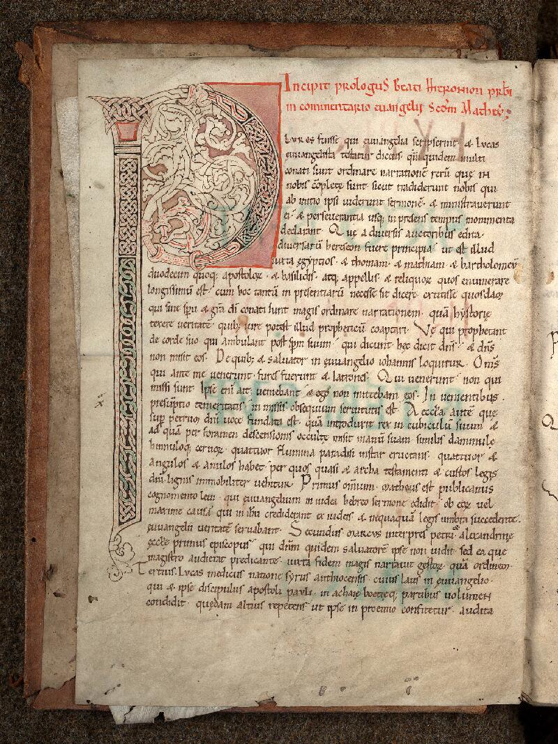 Douai, Bibl. mun., ms. 0240, f. 001v - vue 2