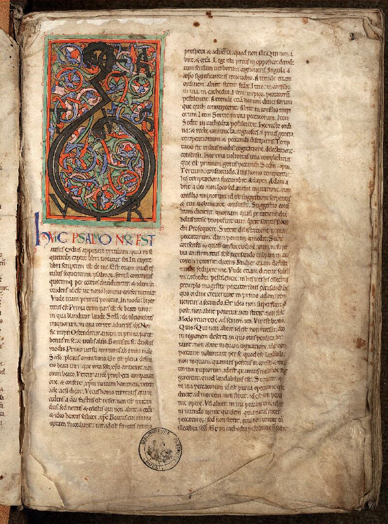 Douai, Bibl. mun., ms. 0253, f. 002 - vue 1