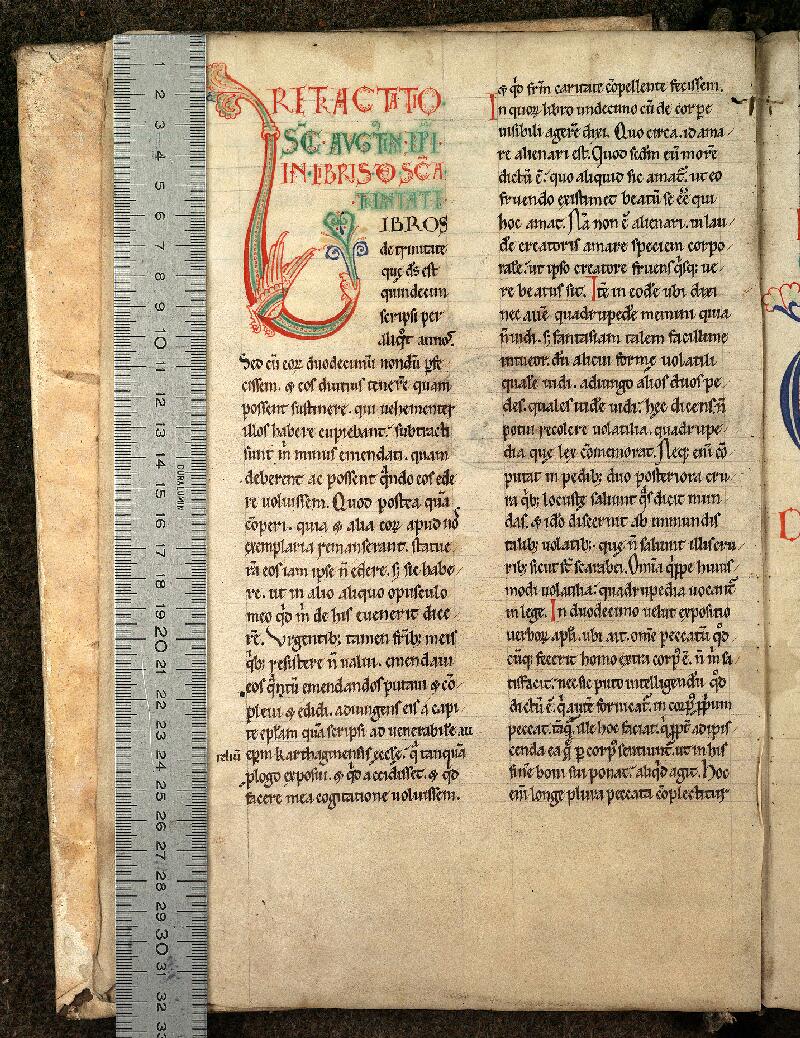 Douai, Bibl. mun., ms. 0258, f. 001v - vue 1