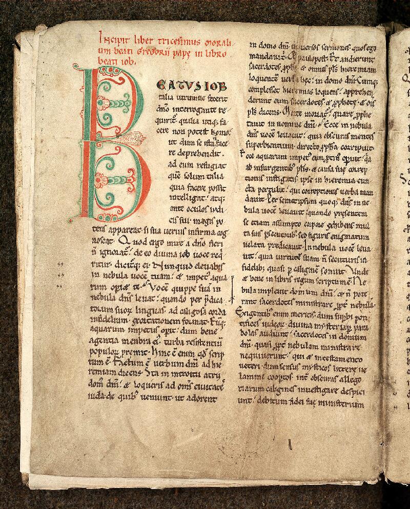 Douai, Bibl. mun., ms. 0300, f. 001v - vue 2