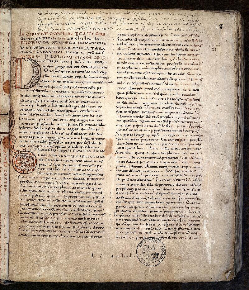Douai, Bibl. mun., ms. 0306, f. 003 - vue 2