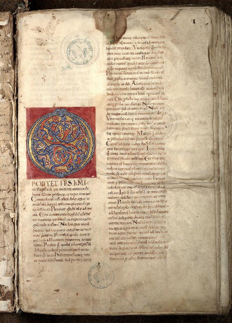 Douai, Bibl. mun., ms. 0309, f. 001 - vue 2