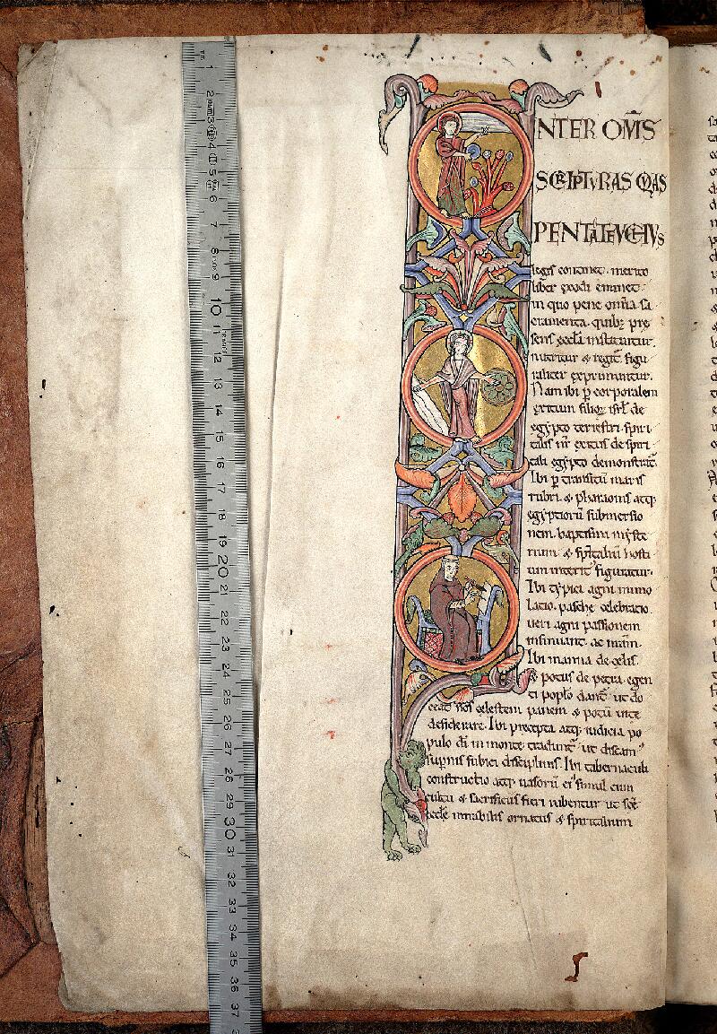 Douai, Bibl. mun., ms. 0339, f. 001v - vue 1