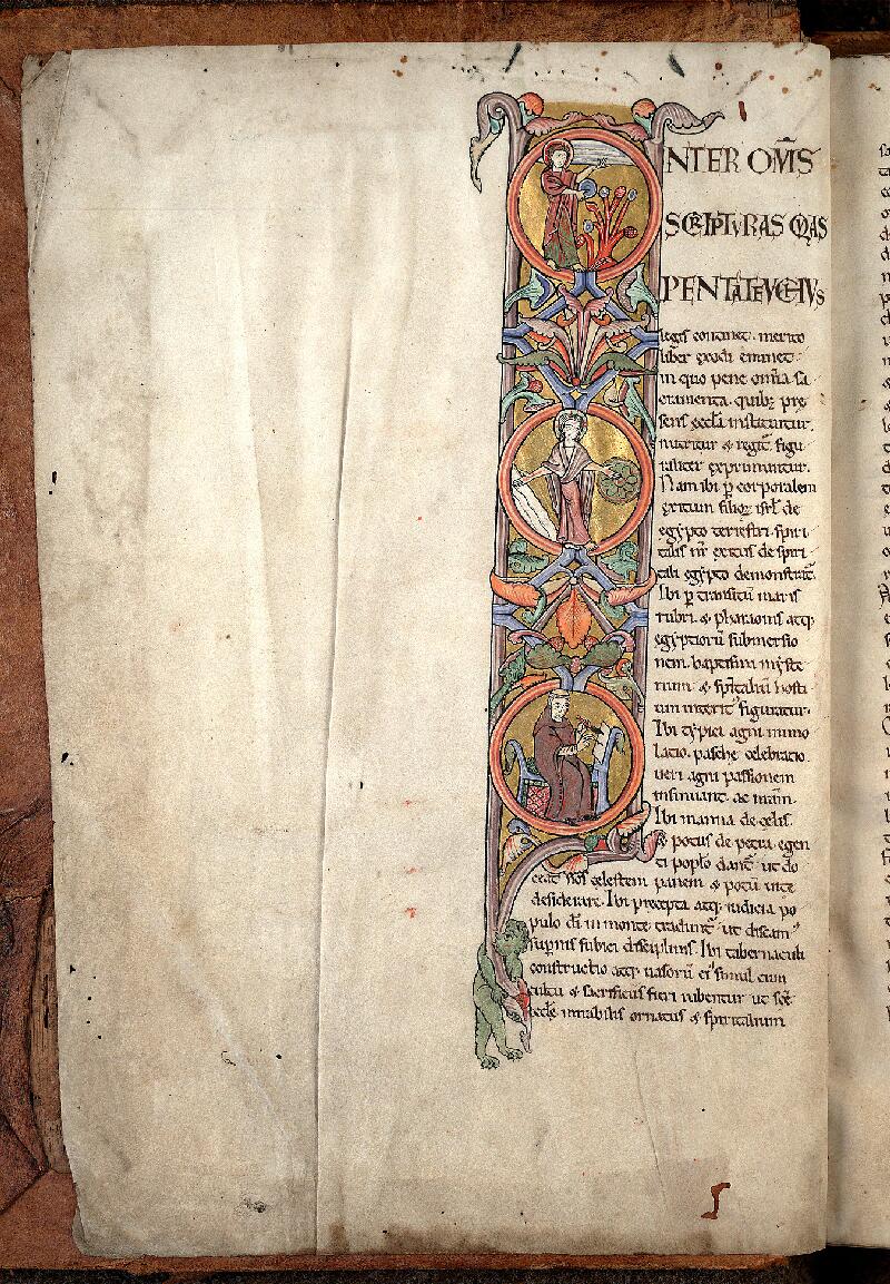 Douai, Bibl. mun., ms. 0339, f. 001v - vue 2