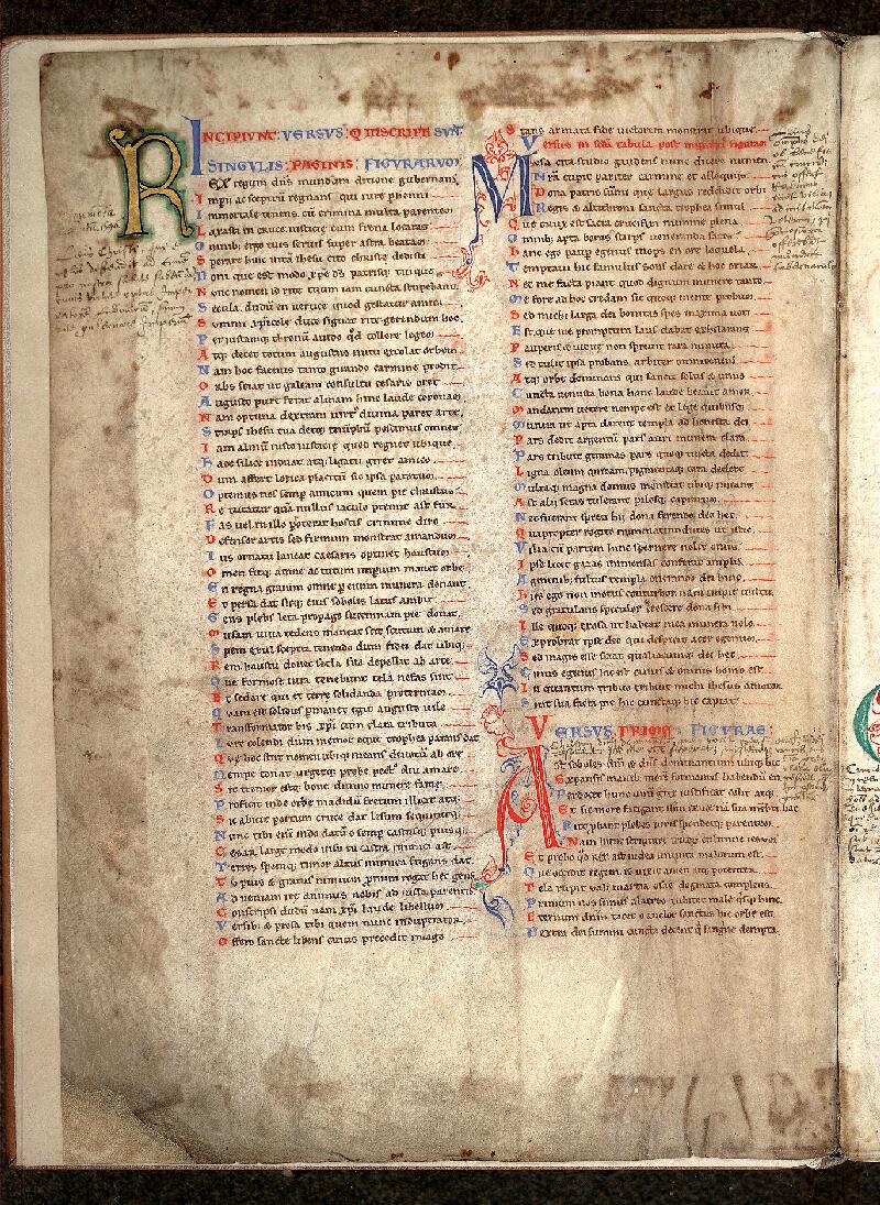 Douai, Bibl. mun., ms. 0340, f. 001v - vue 2