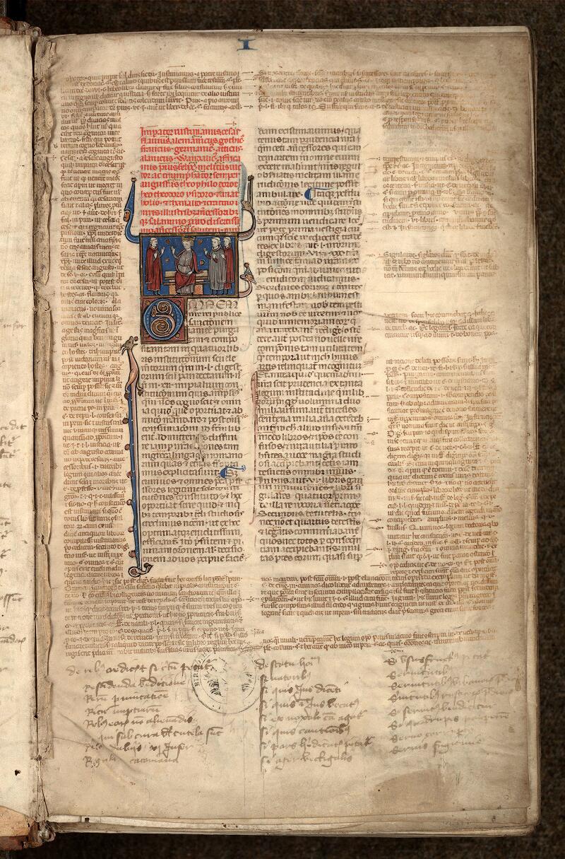 Douai, Bibl. mun., ms. 0575, f. 000A - vue 2