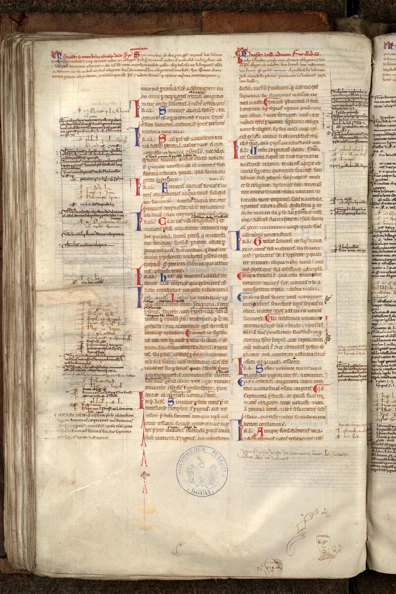 Douai, Bibl. mun., ms. 0579, f. 063v - vue 1
