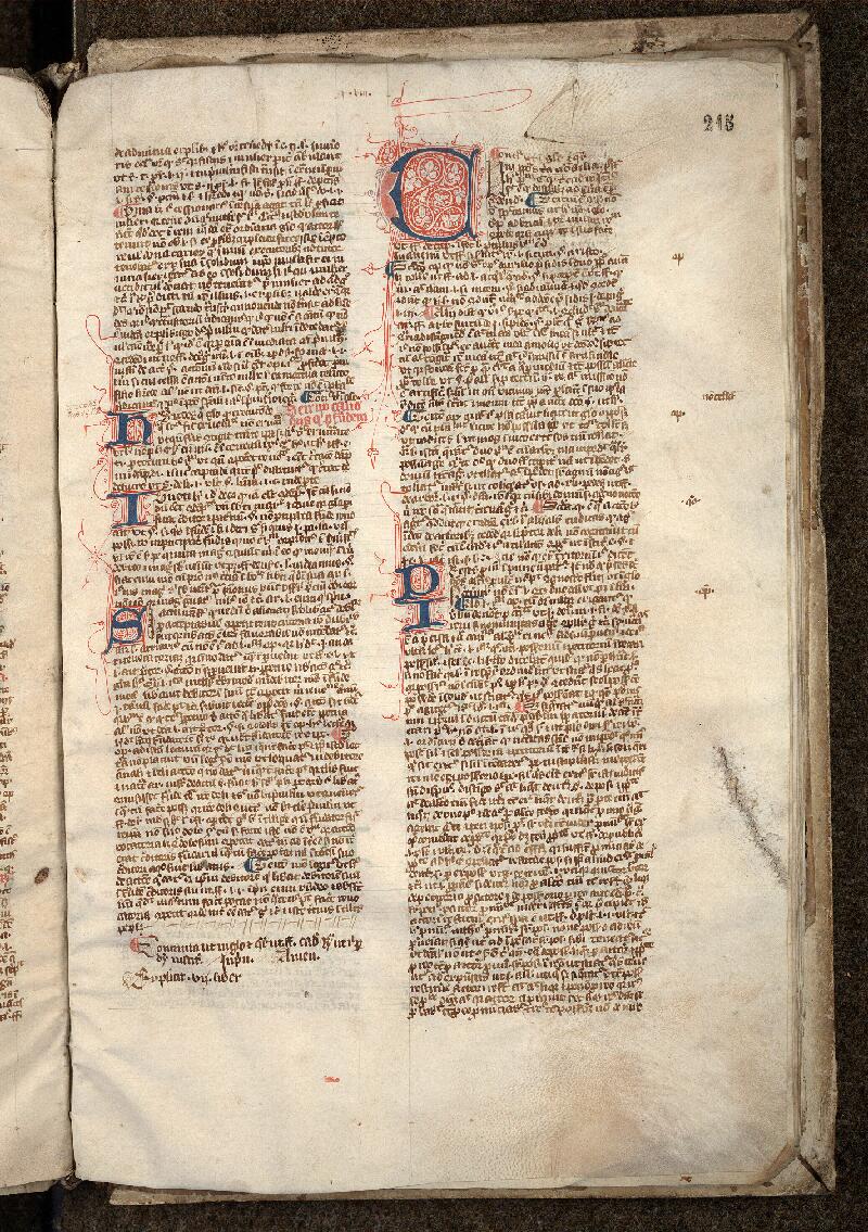 Douai, Bibl. mun., ms. 0580, f. 215