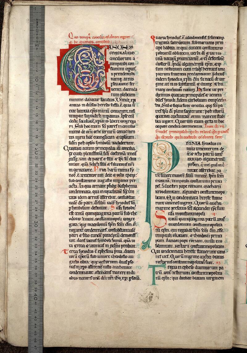 Douai, Bibl. mun., ms. 0582, t. I, f. 003v - vue 1