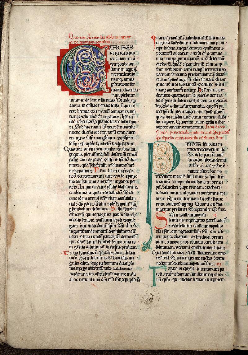 Douai, Bibl. mun., ms. 0582, t. I, f. 003v - vue 2
